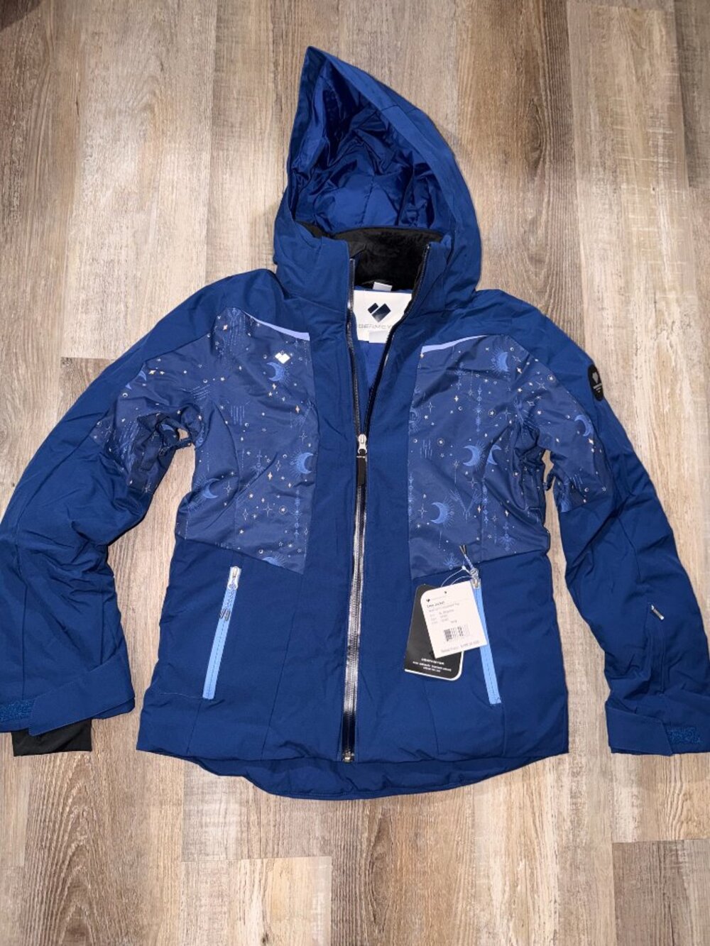 Obermeyer Leia Ski Jacket Girls XL 18 Big Kid Navy NWT $199.50 MSRP